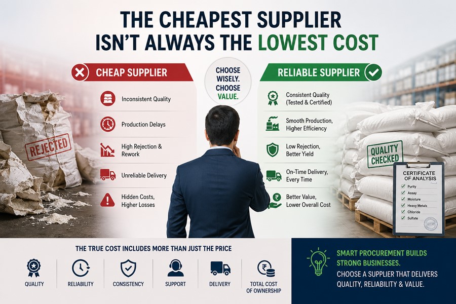 Why     Choosing the Cheapest Chemical Supplier Can Cost More